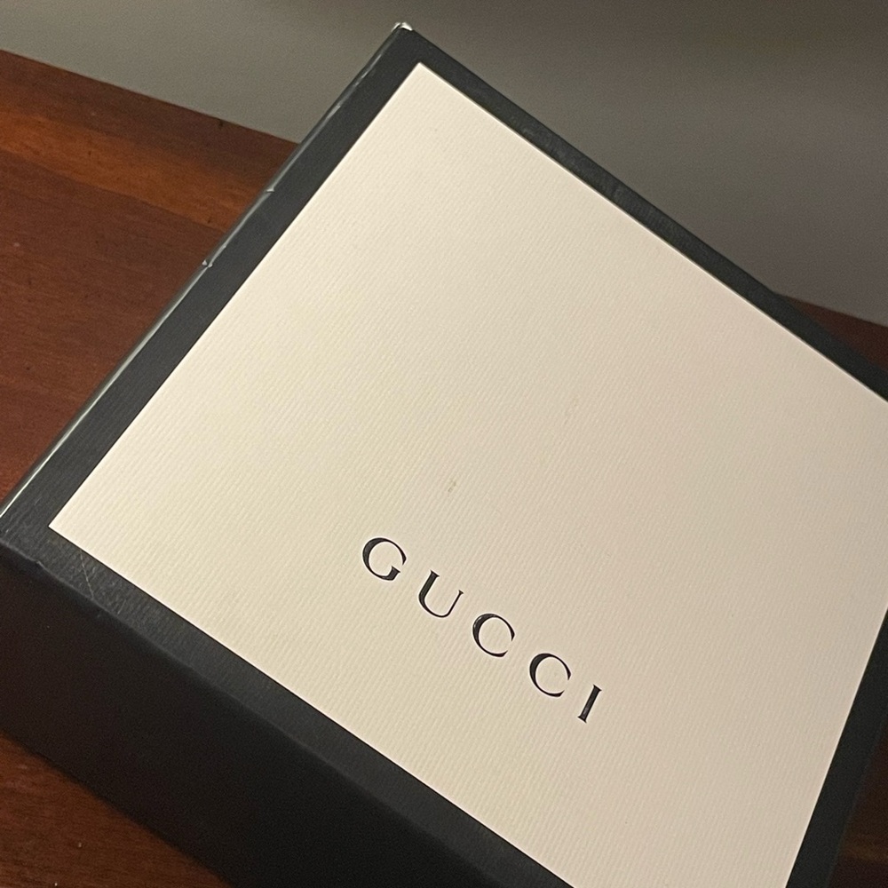 Gucci Marmont Thin Black Leather Belt - Inclusive of Box and Dusty - GUC - Picture 5 of 8
